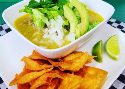 Pozole Chicken Soup